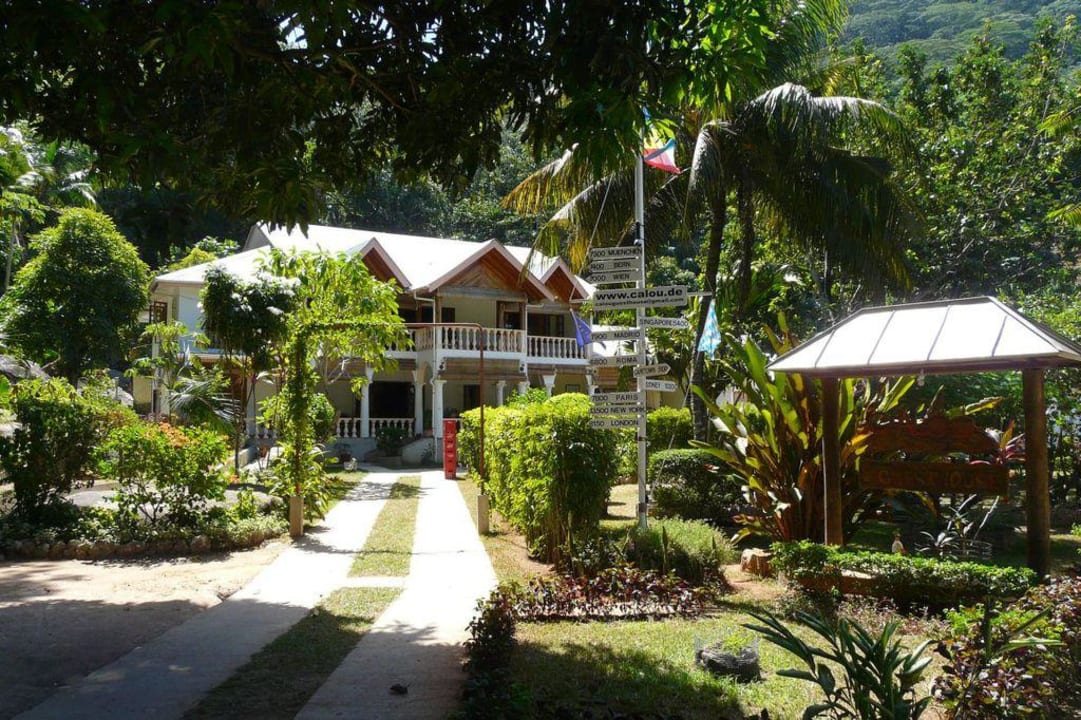 Eingang Guesthouse Calou