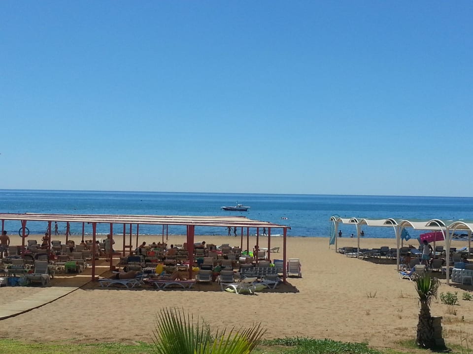 Ausblick zum Strand  Silver Hotel