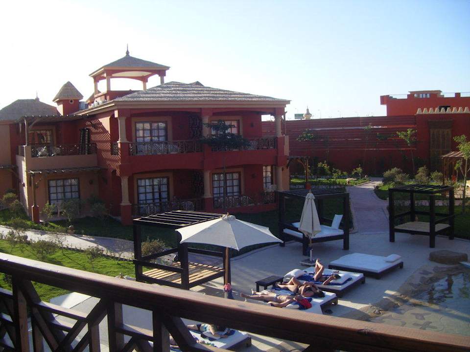 Ausblick vom Balkon Pickalbatros Alf Leila Wa Leila Resort - Neverland Hurghada