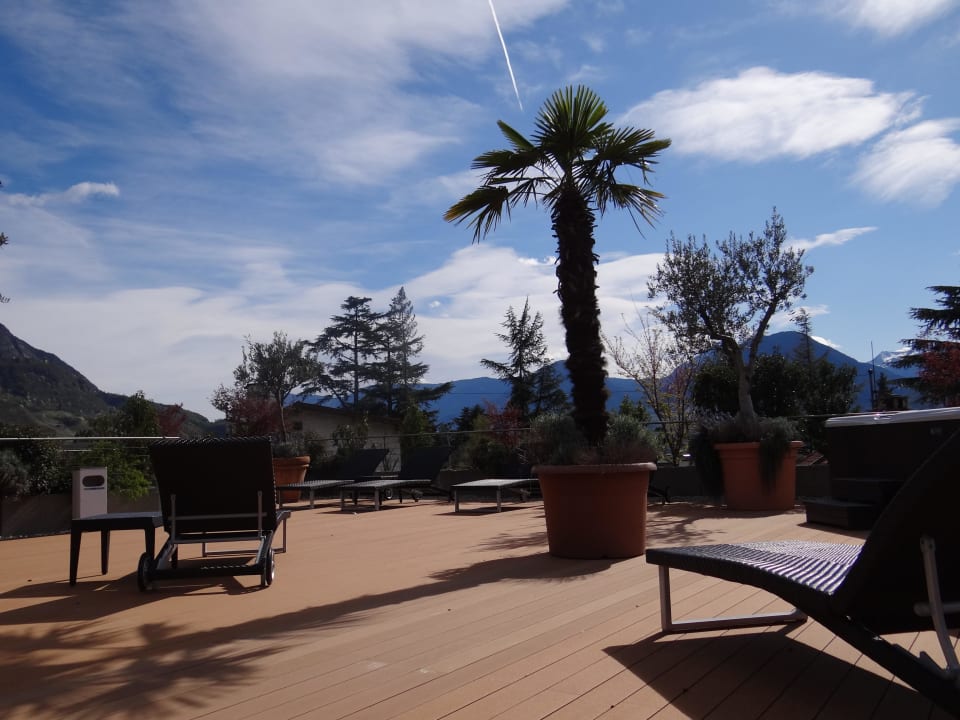 Dachterrasse Hotel Ansitz Plantiz