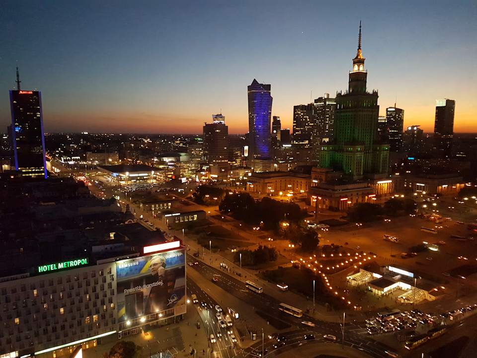 Ausblick Hotel Novotel Warsaw Centrum