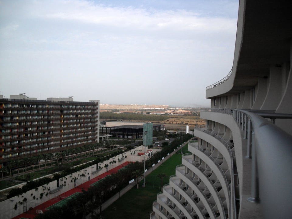 Blick vom Balkon Hotel Miracle Resort