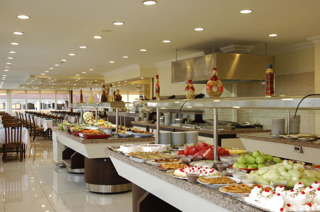 Eine leckere Auswahl an Speisen Hotel Aslan City Kleopatra