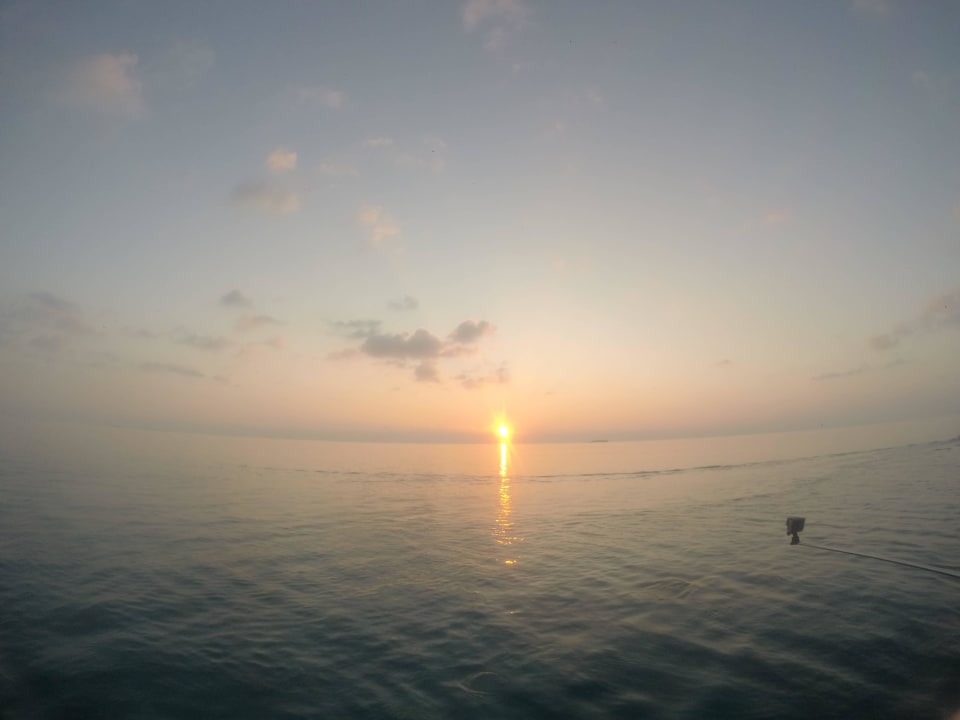 Sonnenuntergang Meeru Maldives Resort Island