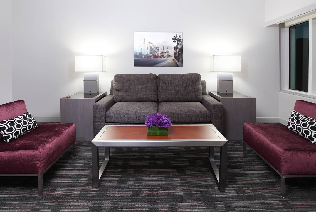 Studio Suite Living Area Loews Hollywood Hotel