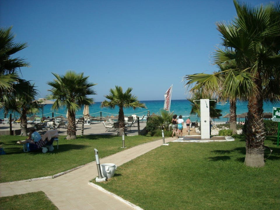 Weg zum Strand Hotel Thalassa Mahdia