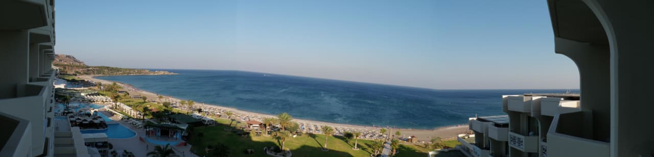 Blick aus Zimmer 1504 Rodos Palladium Leisure & Wellness