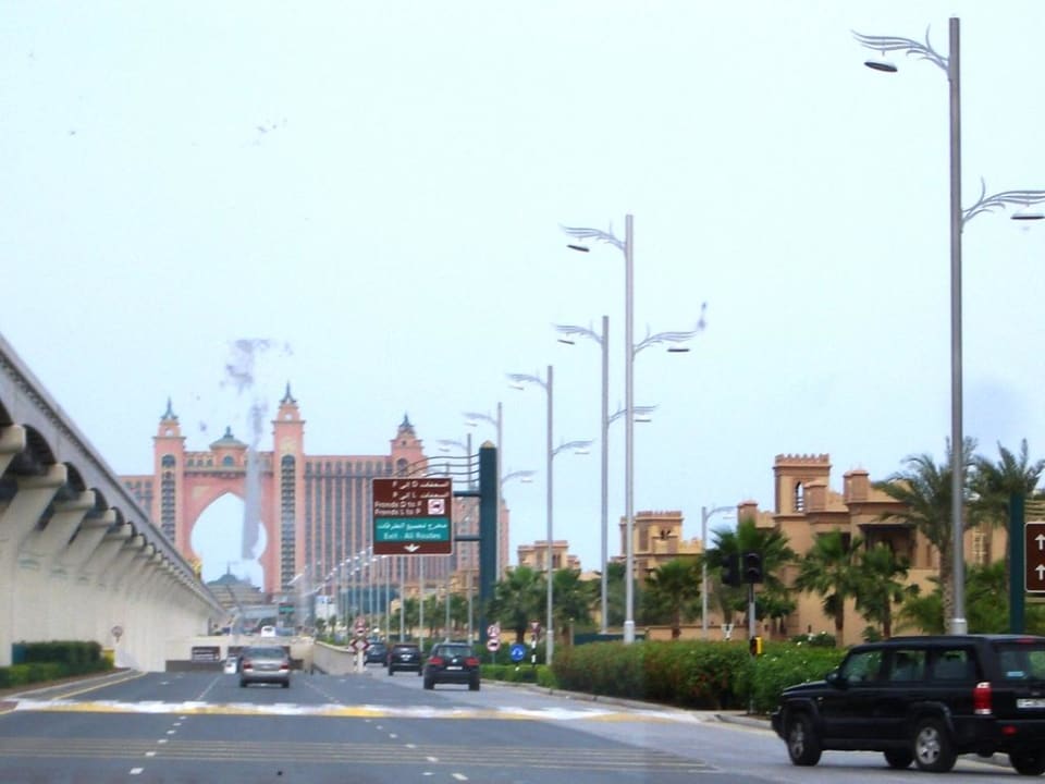 Auf dem Weg ins Hotel Atlantis, The Palm
