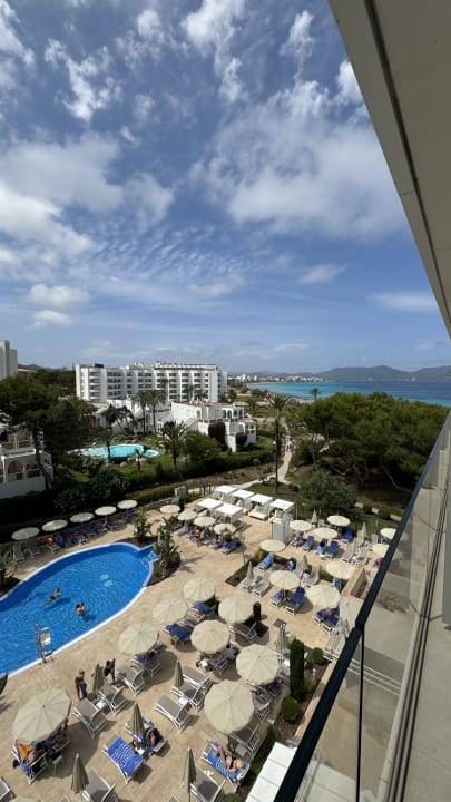 Ausblick Hipotels Bahía Cala Millor