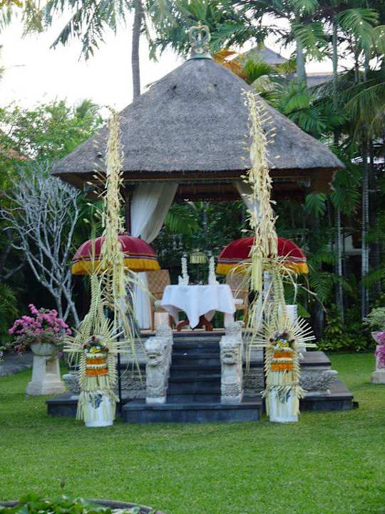 Hochzeits Pavillon Puri Santrian