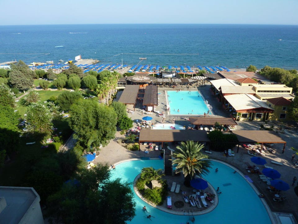 Ausblick 5. Stock Balkon Esperides Beach Resort