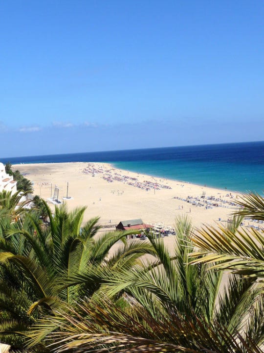 Ausblick auf den Strand Hotel Riu Palace Jandia