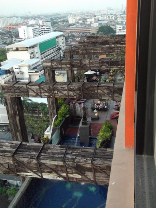 15. Stock Zimmerausblick auf Pool Siam@Siam Design Hotel Bangkok