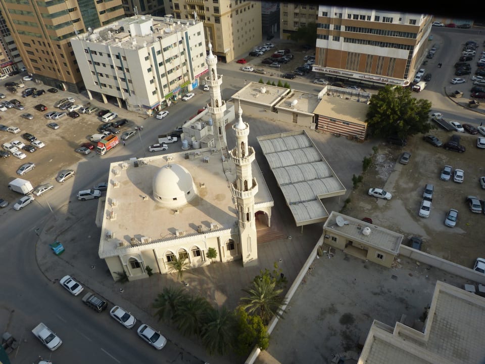 Aussicht aus dem Schlafzimmerfenster Hotel Apartment Spark Residence