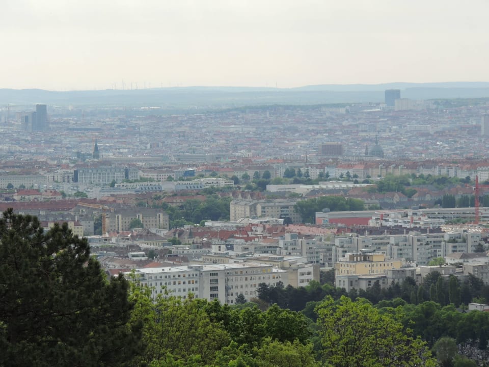 Blick auf Wien Austria Trend Hotel Schloss Wilhelminenberg