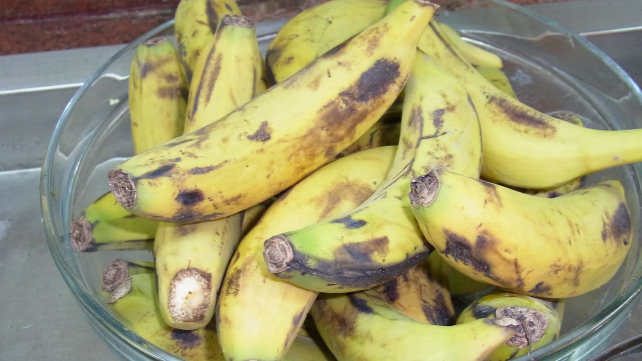 Unreife Bananen mit dunklen Flecken Pickalbatros Alf Leila Wa Leila Resort - Neverland Hurghada