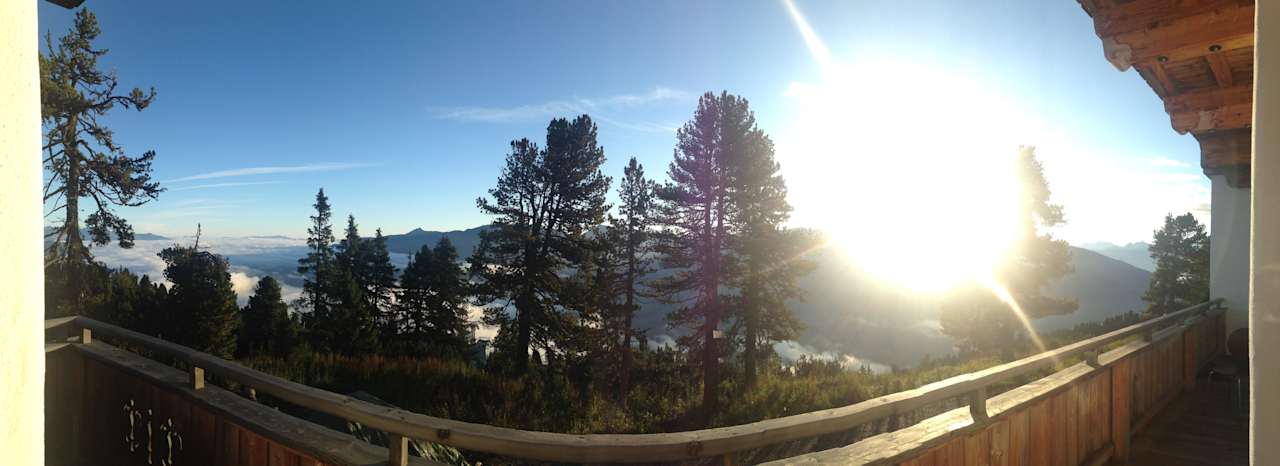 Sonnenaufgang Berggasthof Platzlalm