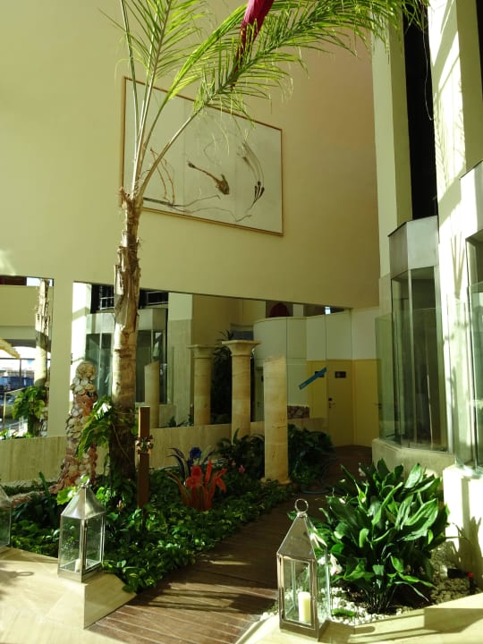 Bepflanzte Lobby mit Lift VIVA Golf - Adults only 18+