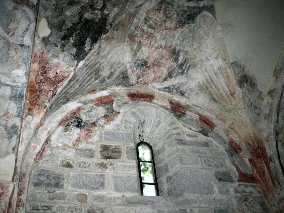 Deckenfresko der Burgkapelle Hotel Burg Oberranna