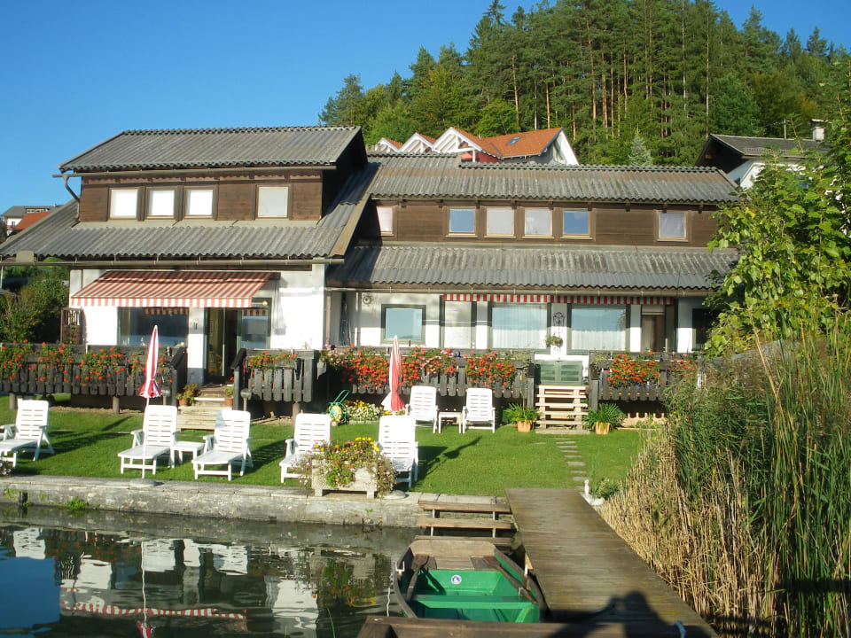 Blick vom See Ferienwohnungen Mistelbauer