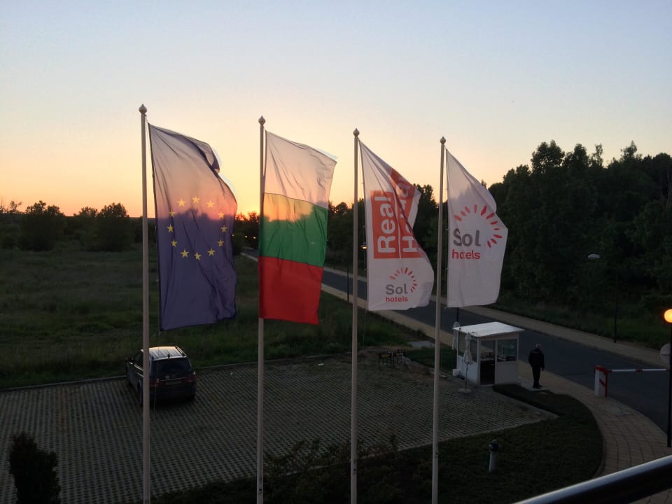 Abendstimmung (Aussicht vom Hoteleingang) Sol Luna Bay