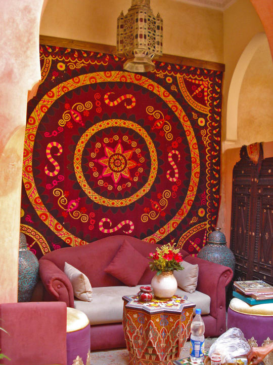 Innenhof, eine Nische zur Erholung Riad Bahja