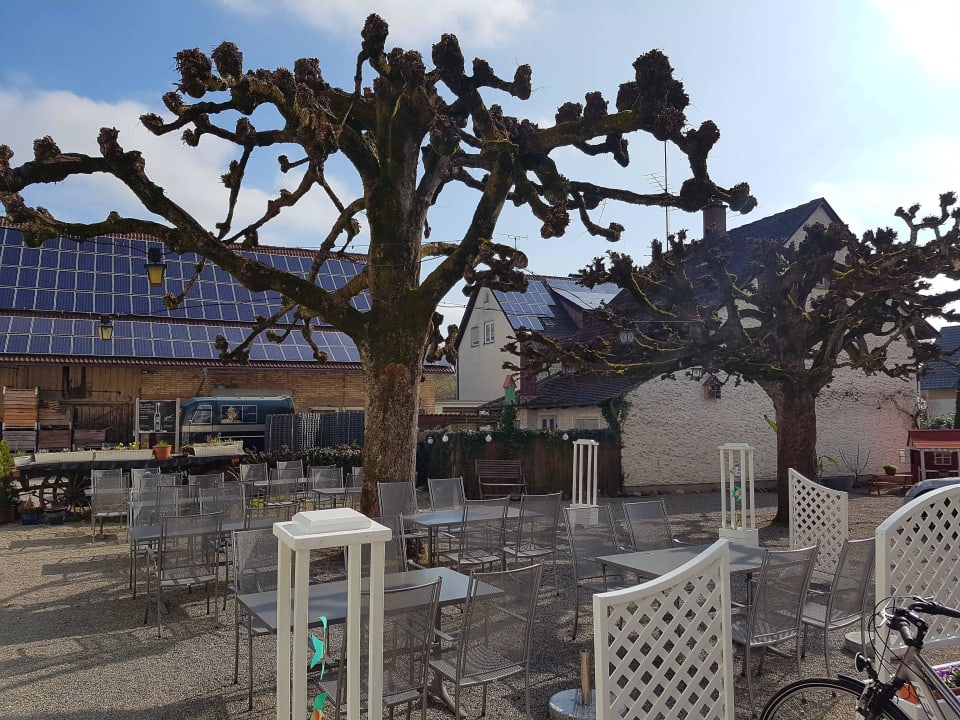 Biergarten - im Sommer sehr schön Hotel-Gasthof Zur Kapelle