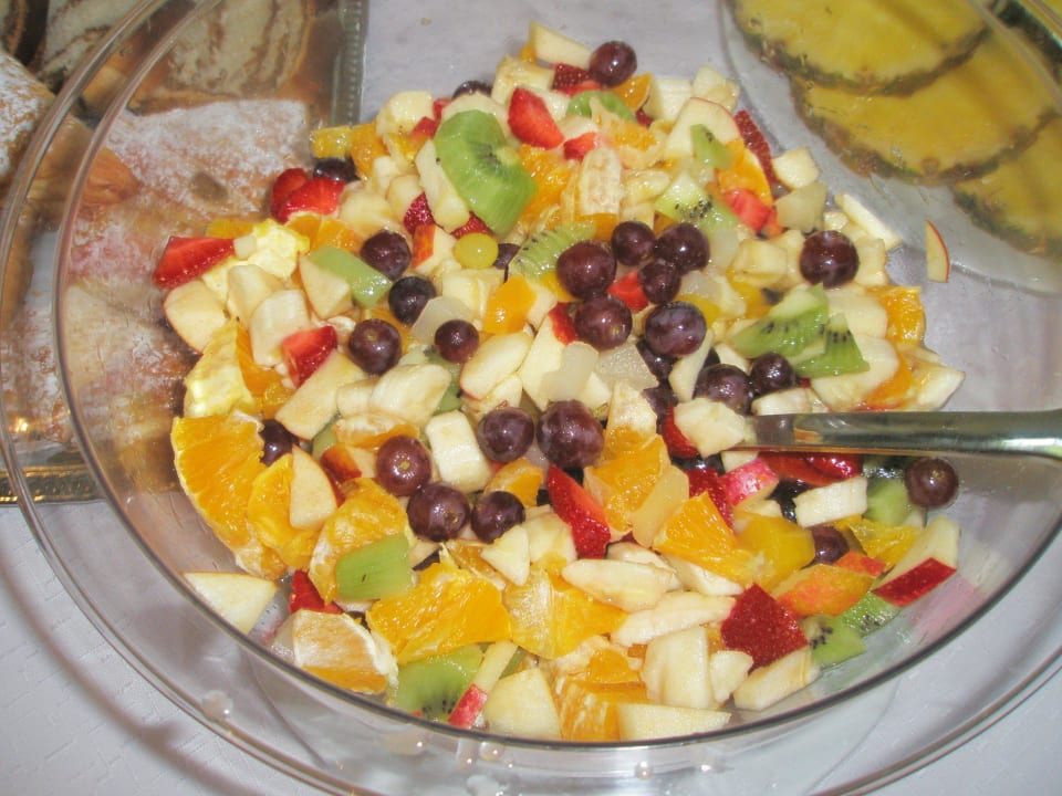 &amp;quot;Obstsalat mit frischen Fr...&amp;quot; Hotel Garni Villa Thermale (Unterlamm ...