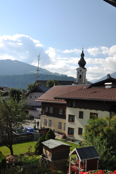 Blick vom Balkon Landhaus Steiner