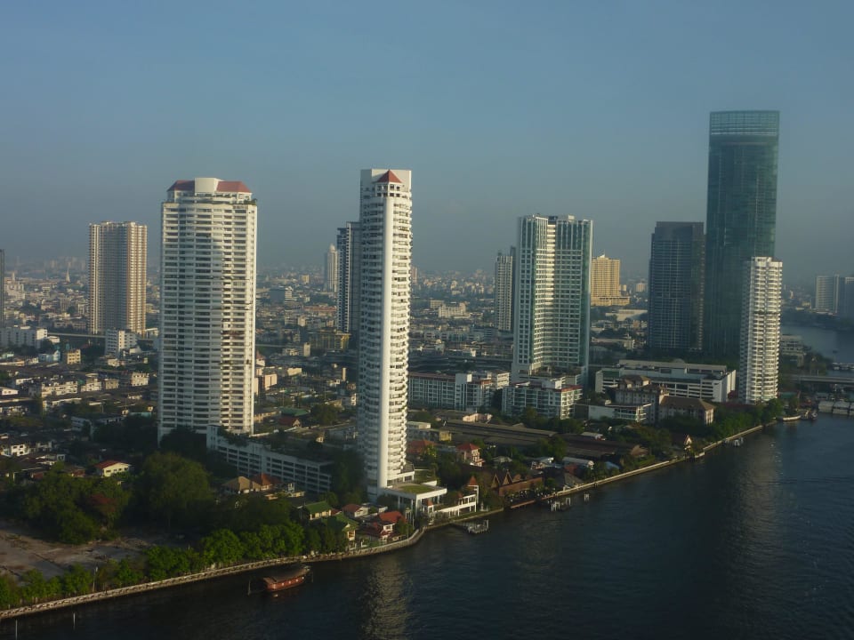 Vom Zimmerbalkon Chatrium Hotel Riverside Bangkok
