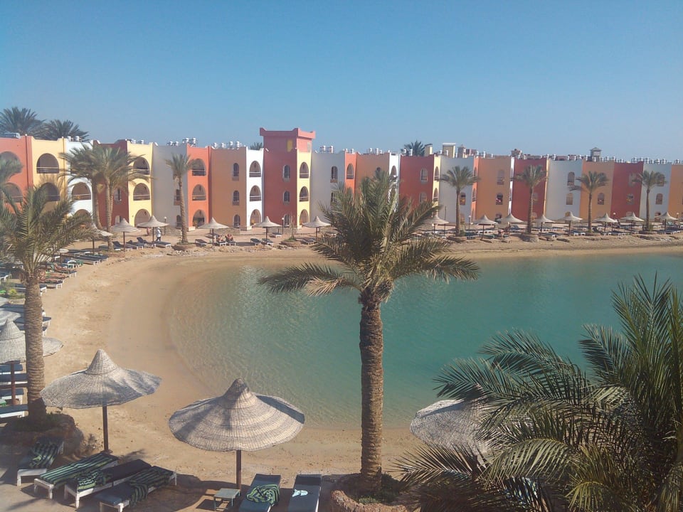 Außenansicht vom Balkon Arabia Azur Resort