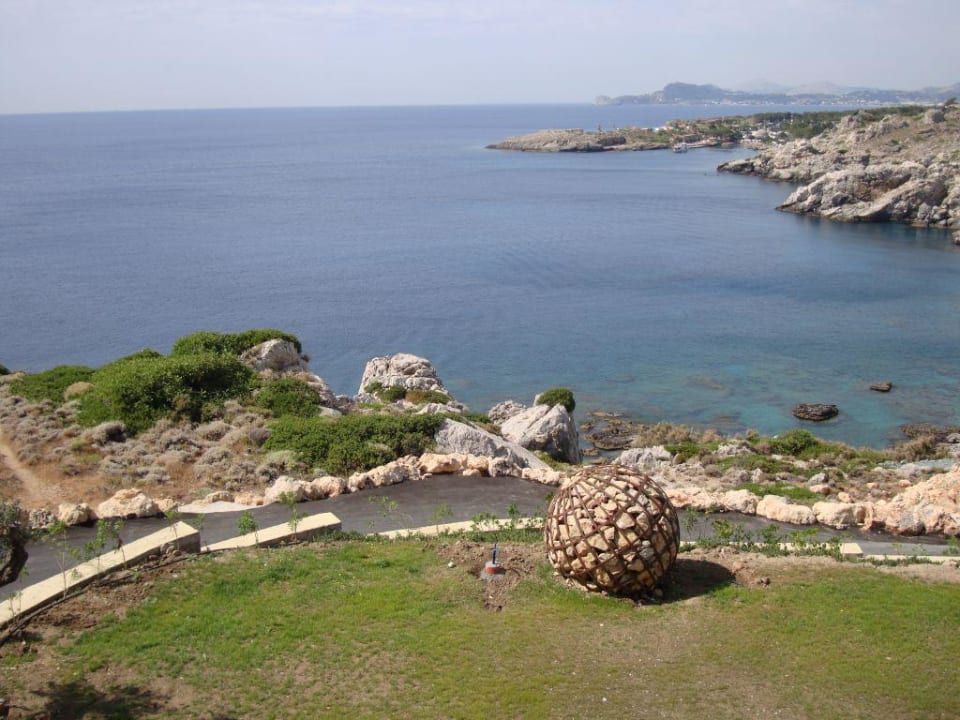 View from the balcony Hotel Kalithea Horizon Royal