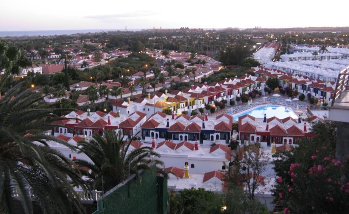 Blick von oben Bungalows Vistaflor