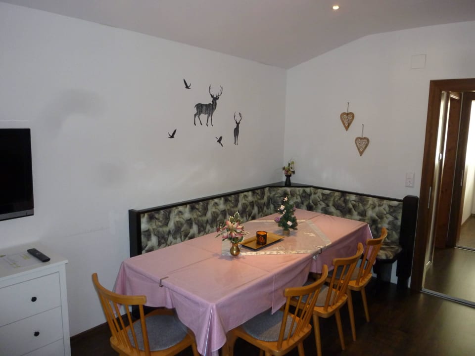 Wohn/Esszimmer Typ D ALPINA Appartements Mallnitz