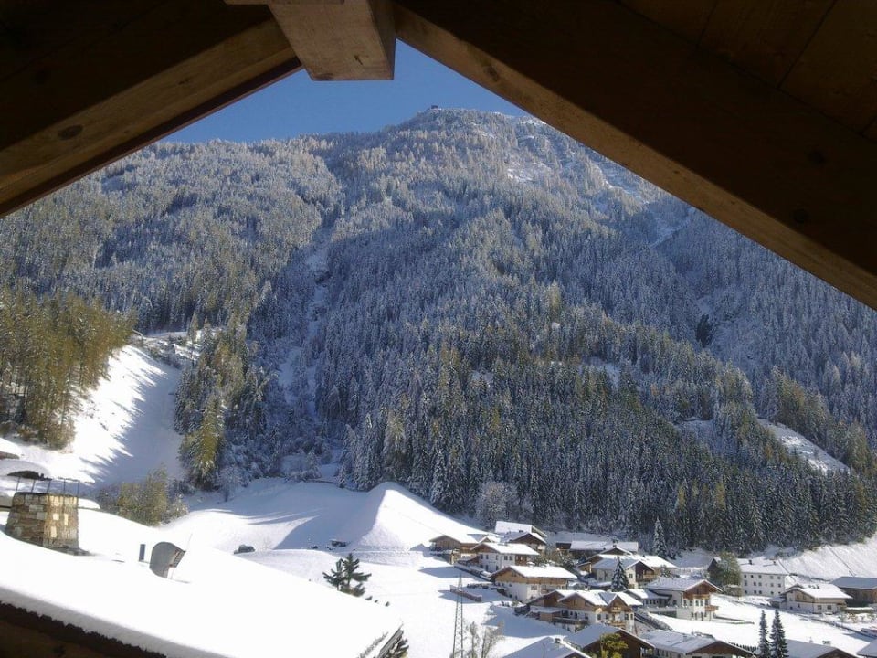 Výhled z apartmánu č.302 Apart Hotel Rosmarin