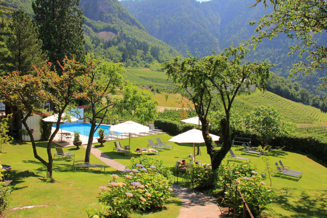 Zauberhafter Garten  Hotel Castel Fragsburg