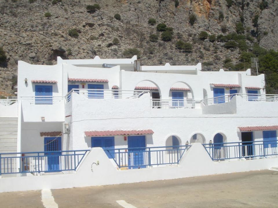 Hotel, widok z tarasu hotelowego Palm Bay