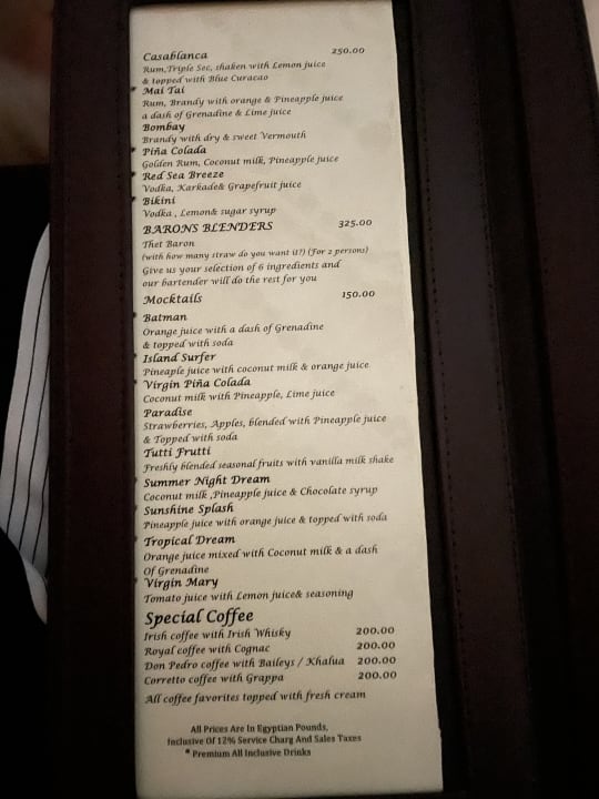 Gastro Baron Palace Sahl Hasheesh