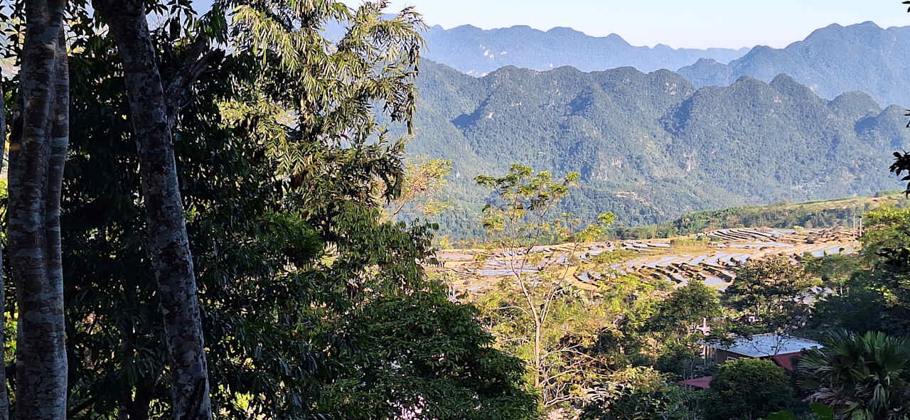 Ausblick Pu Luong Eco Garden