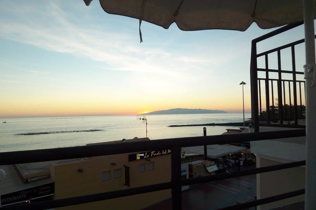 Sonnenuntergang mit Blick auf La Gomera Los Olivos Beach Resort