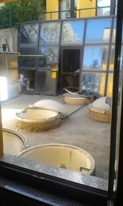 Blick aus dem ersten Zimmer Hotel Sole