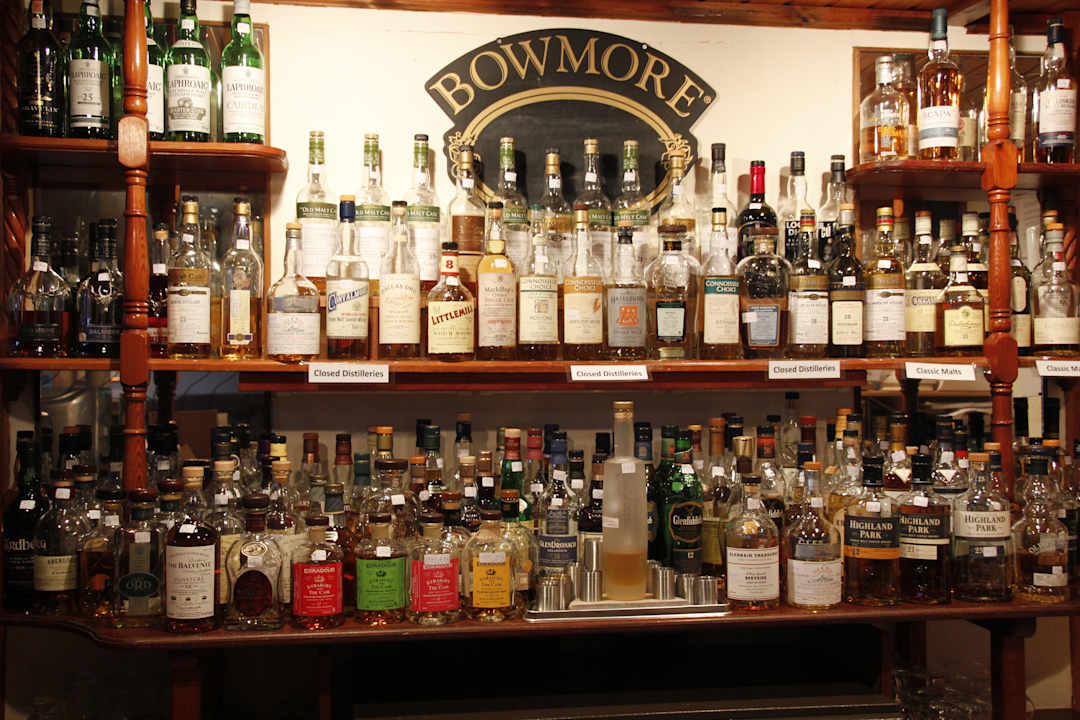 Die best sortierteste Whiskeybar in Schottland Hotel Creag Mhor Lodge