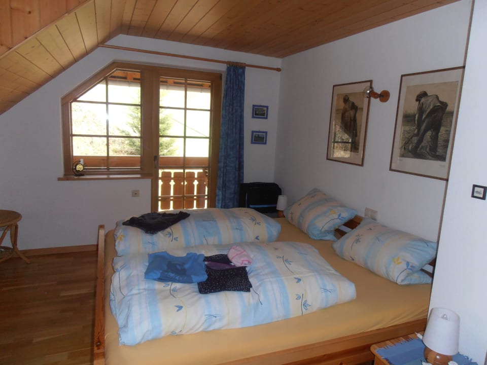 Schlafzimmer Ferienwohnungen Milchmattenhof
