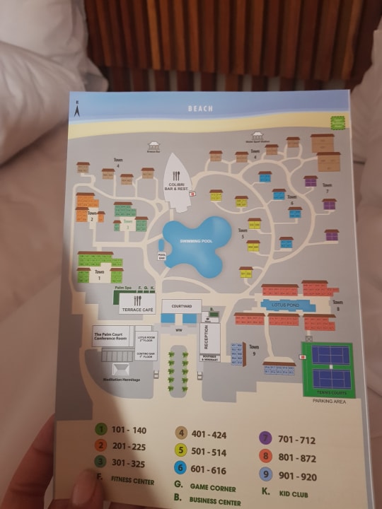 Lageplan Palm Garden Beach Resort & Spa