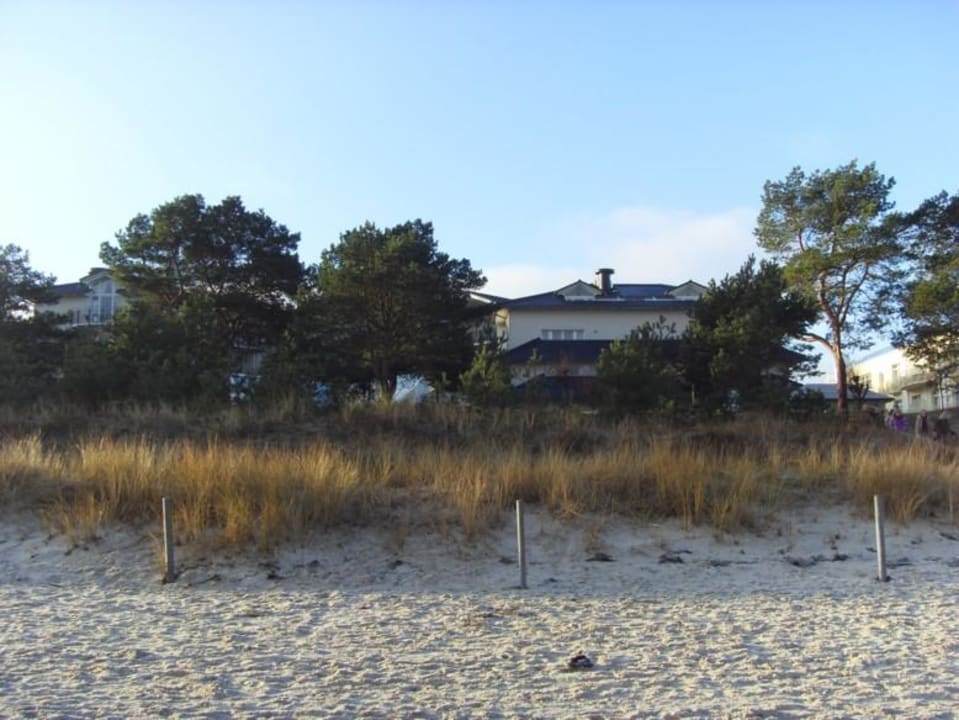 Blick vom Strand Dorint Strandhotel Binz