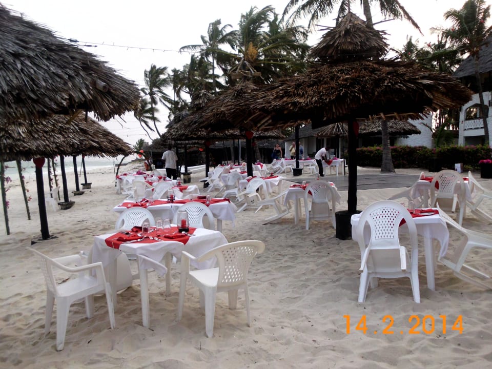 Vorbereitung Beachparty Hotel Southern Palms Beach Resort