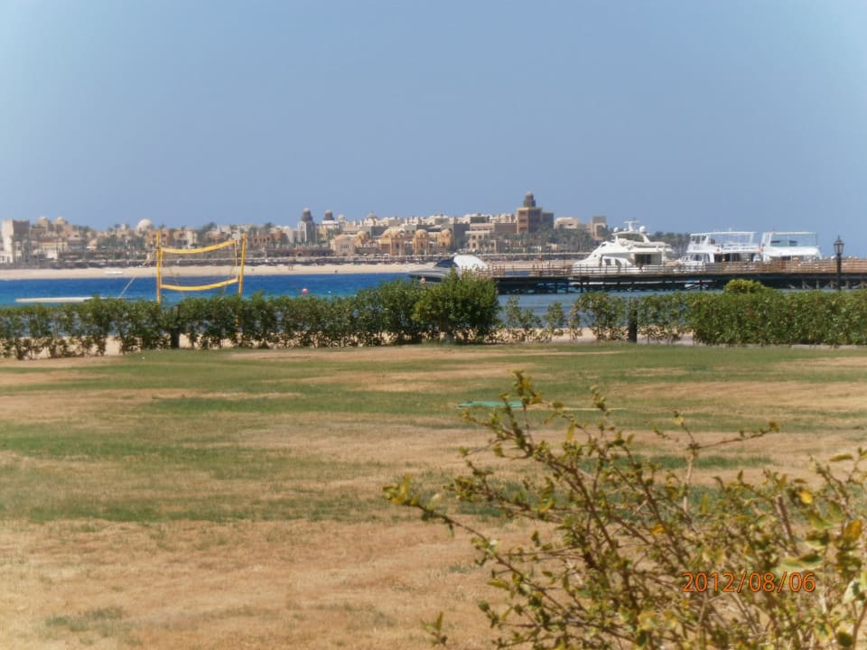 Blick von unserer Terrasse Cleopatra Luxury Beach Resort Makadi Bay - Adults only