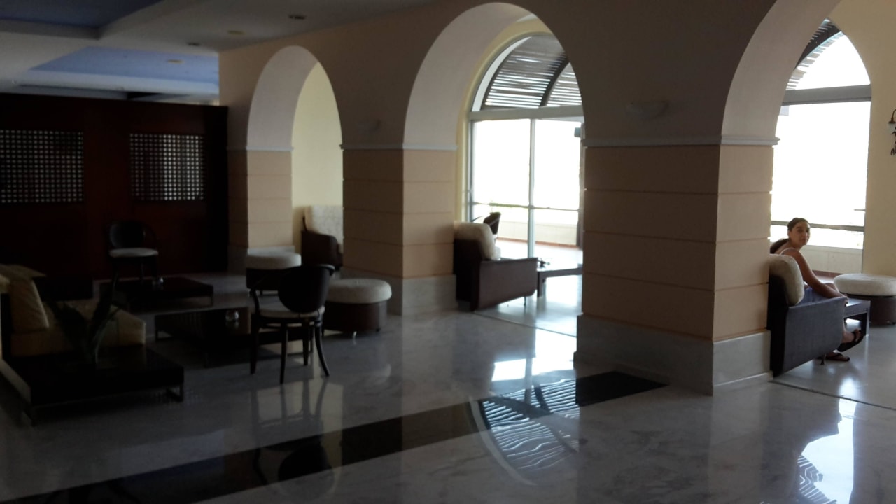 Lobby Lindos Mare, Seaside Hotel