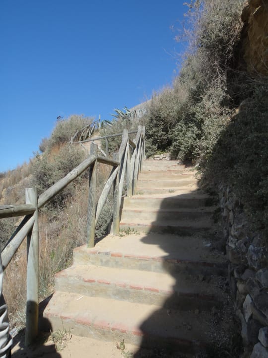 Anstieg zum Strand Fuerte Conil-Resort