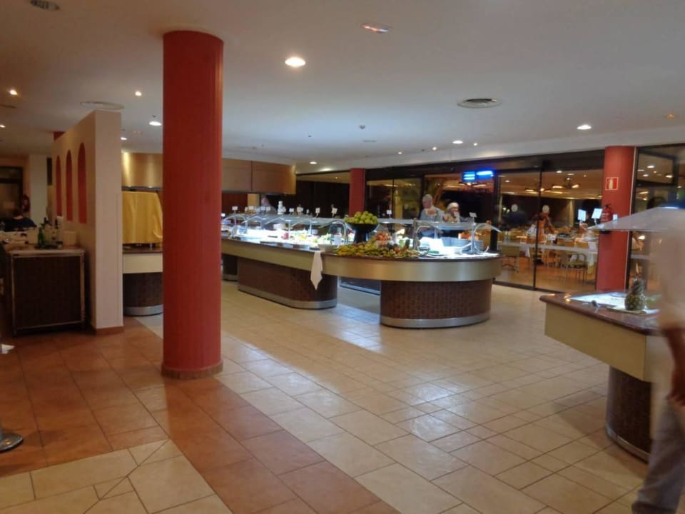 Blick zum Büffet Hotel Costa Calero